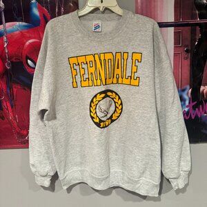 Vintage 80s Ferndale College MSU (Michigan State University) U of M 2XL USA MADE